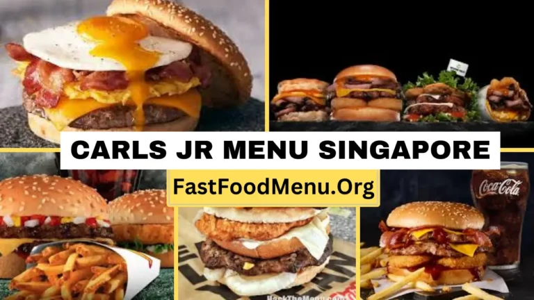 Carls Jr Menu Updated Prices 2024 In Singapore