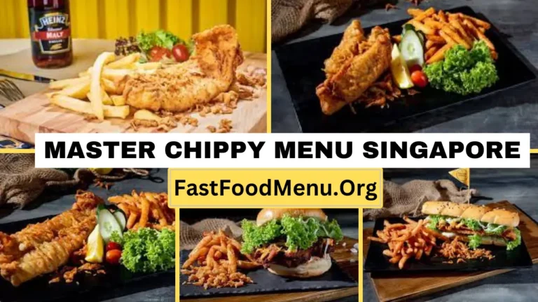 Master Chippy Singapore Menu Updated Prices 2024