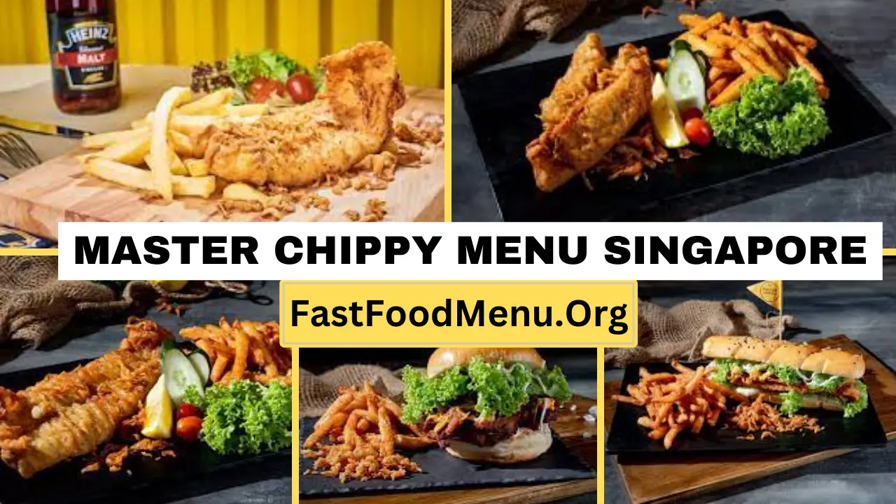 Master Chippy Menu