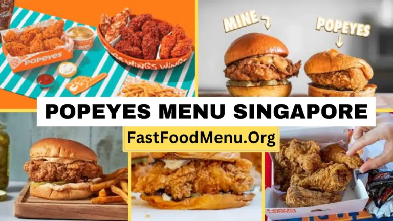 Popeyes Menu Updated Prices 2024 In Singapore