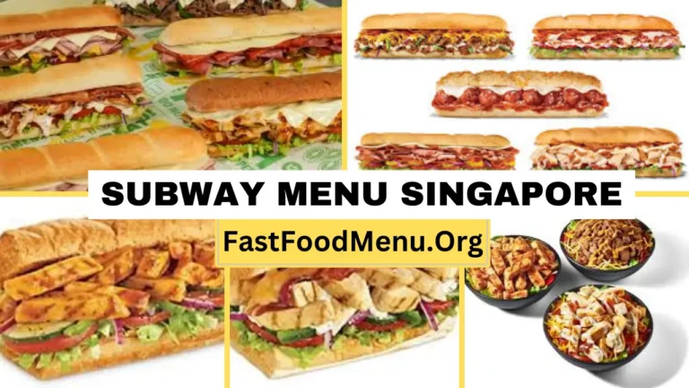 Subway Menu Updated Prices 2024 In Singapore