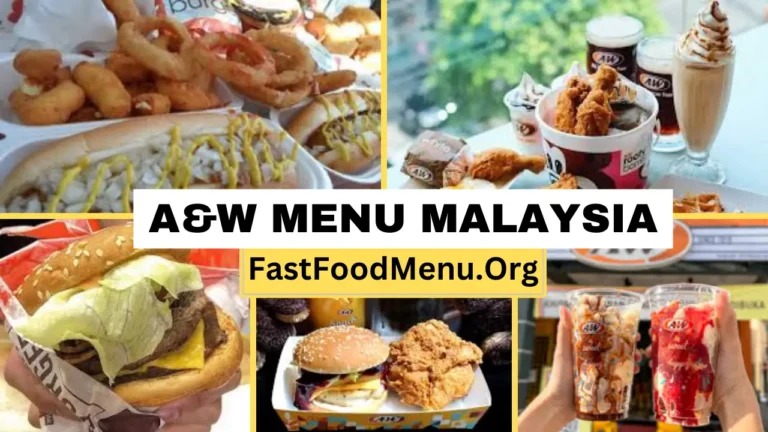 A&W Menu Updated Prices 2024 In Malaysia