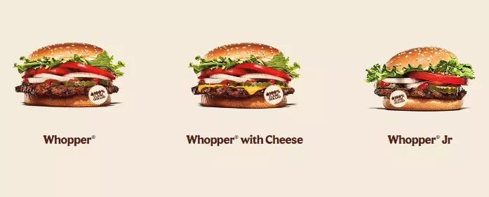 BURGER KING REAL WHOPPER