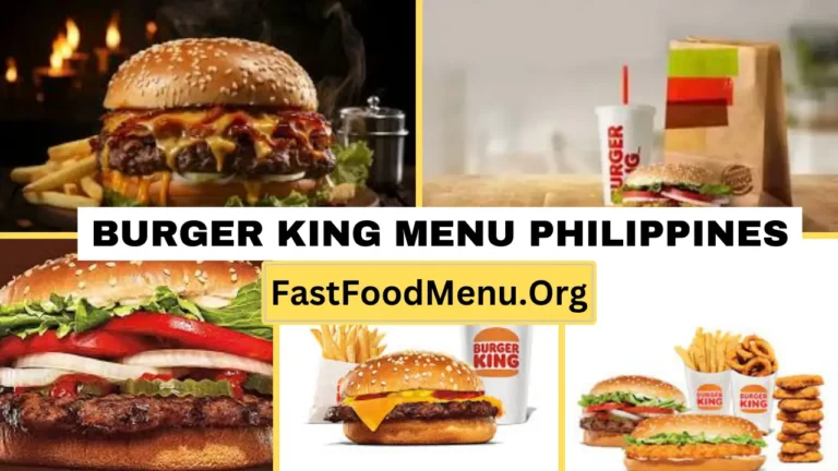 Burger King Menu Updated Prices 2024 In Philippines