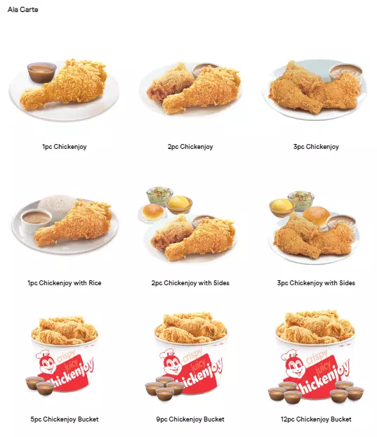 Jollibee Menu