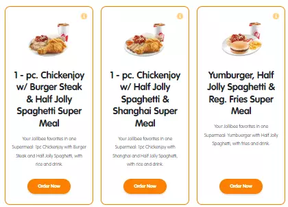 JOLLIBEE SUPER MEALS