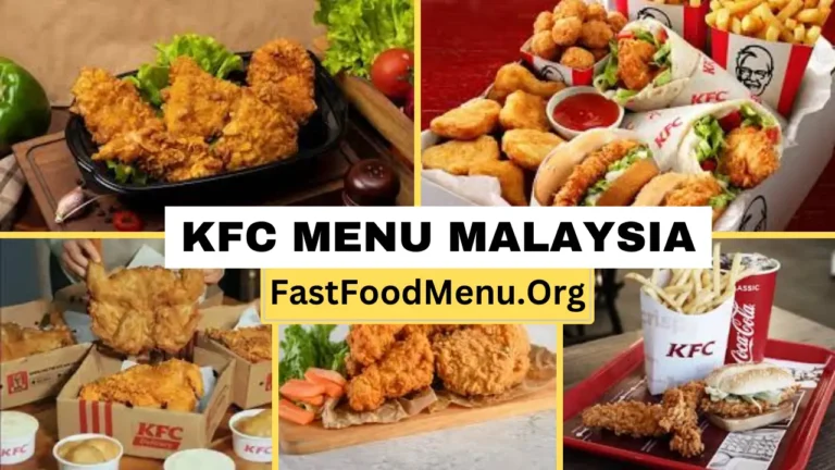 KFC Menu Updated Prices 2024 In Malaysia