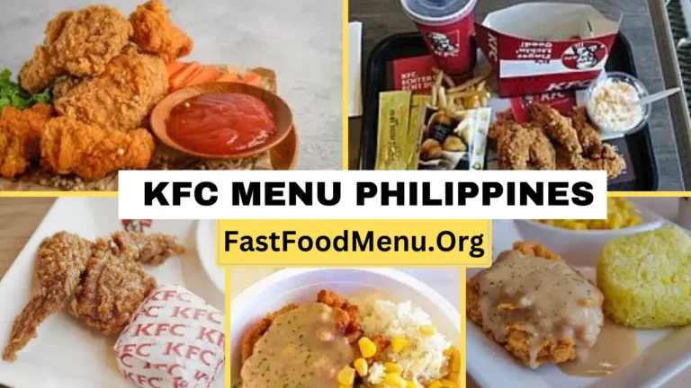 KFC Menu Updated Prices 2024 In Philippines