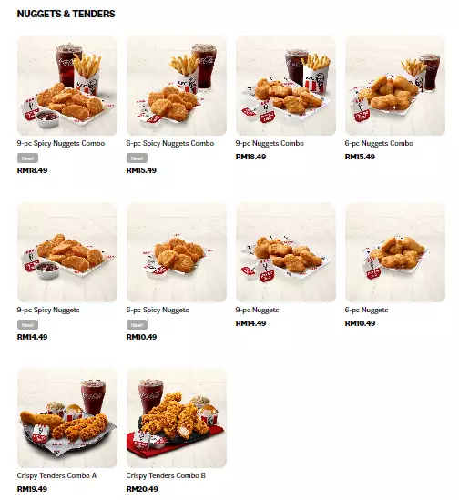 KFC NUGGETS TENDERS