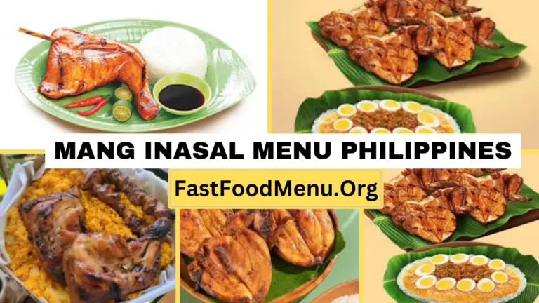 Mang Inasal Menu Updated Prices 2024 In Philippines