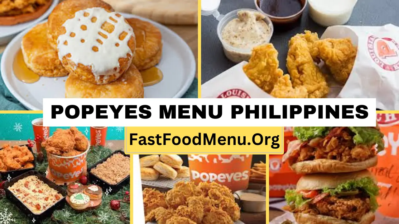 Popeyes Menu