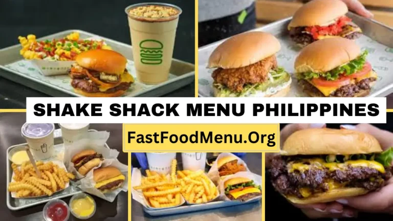 Shake Shack Menu Updated Prices 2024 In Philippines