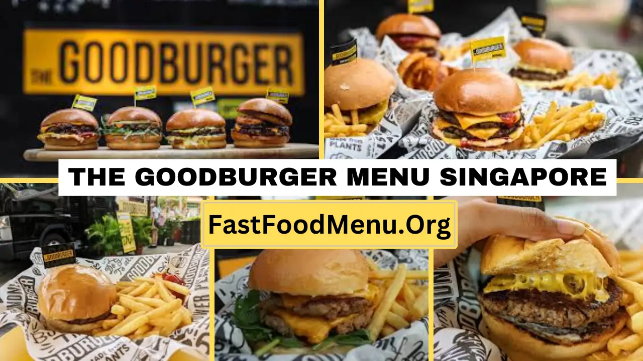 The Goodburger Menu