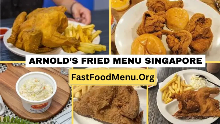 Arnold’s Fried Menu Updated Prices 2024 In Singapore