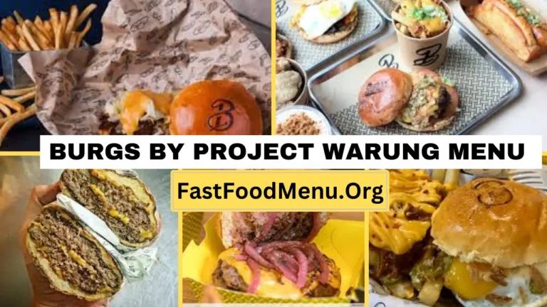 Burgs By Project Warung Menu Updated Prices 2024 In Singapore