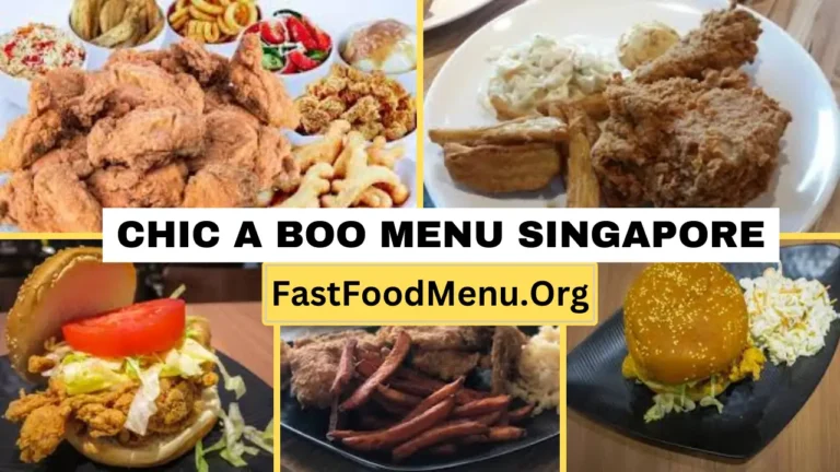 Chic A Boo Menu Updated Prices 2024 In Singapore