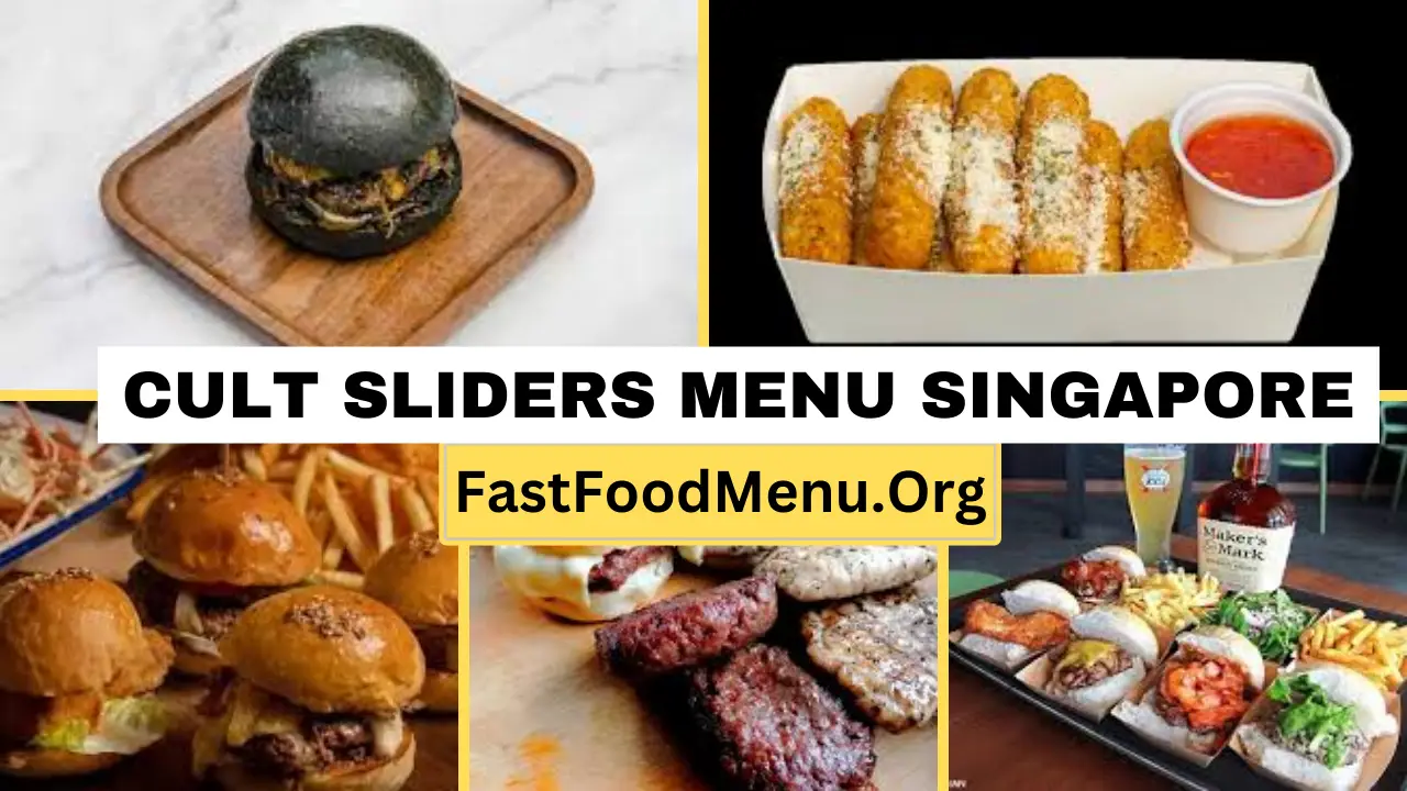 Cult Sliders Menu