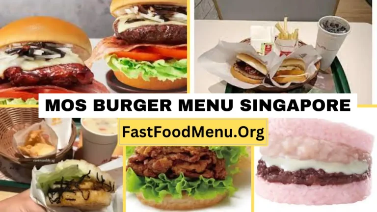 Mos Burger Menu Updated Prices 2024 In Singapore