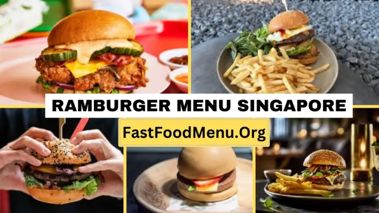 Ramburger Menu Updated Prices 2024 In Singapore