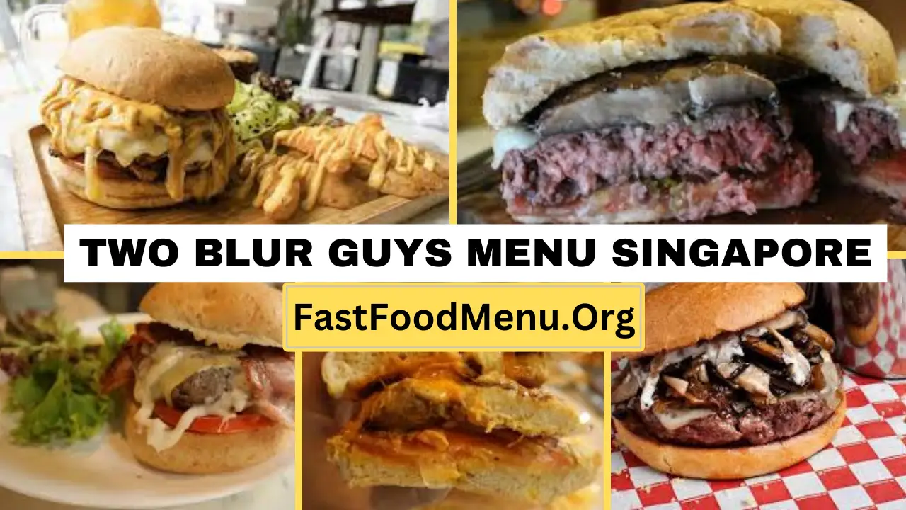 Two Blur Guys Menu