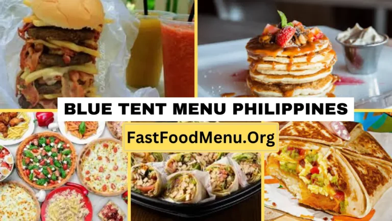 Blue Tent Menu Updated Prices 2024 In Philippines