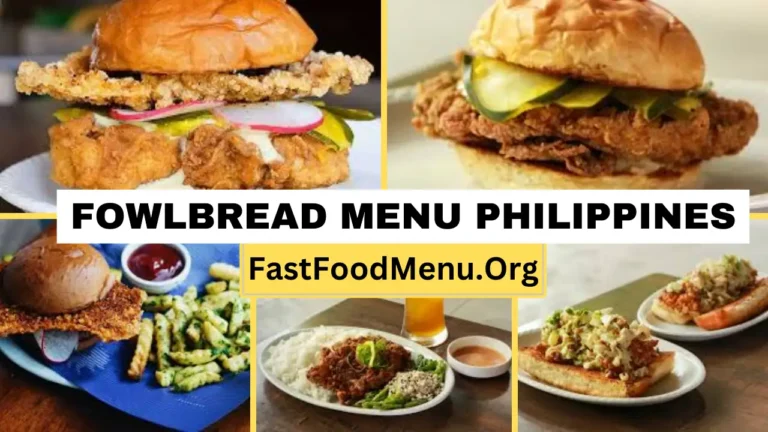 Fowlbread Menu Updated Prices 2024 In Philippines