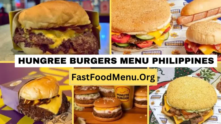 Hungree Burgers Menu Updated Prices 2024 In Philippines