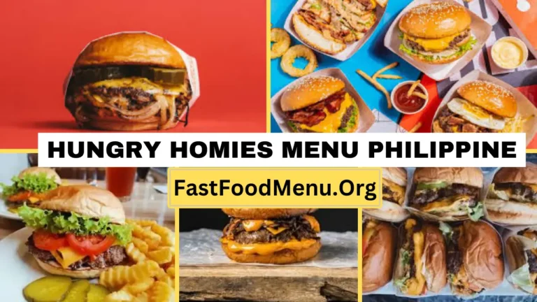 Hungry Homies Menu Updated Prices 2024 In Philippines