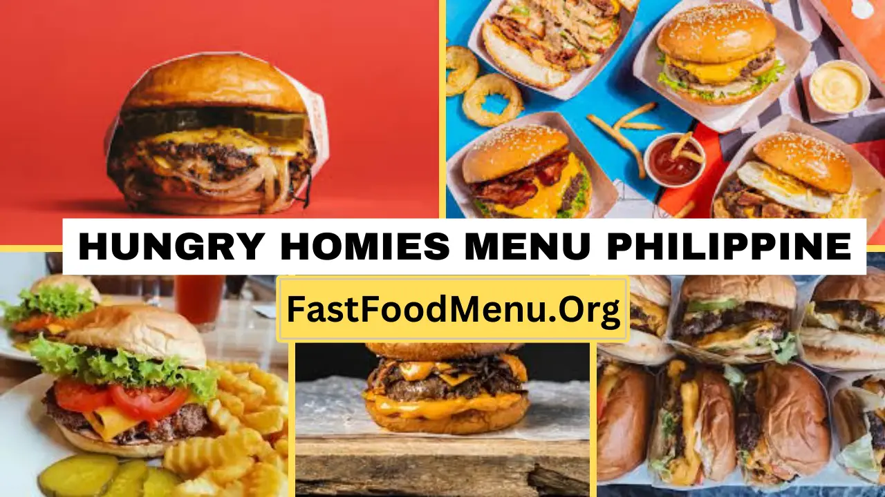 Hungry Homies Menu