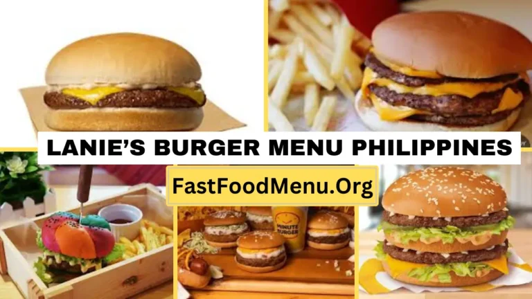 Lanie’s Burger Menu Updated Prices 2024 In Philippines