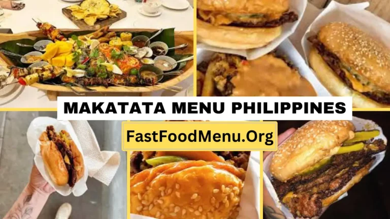 Makatata Menu Updated Prices 2024 In Philippines