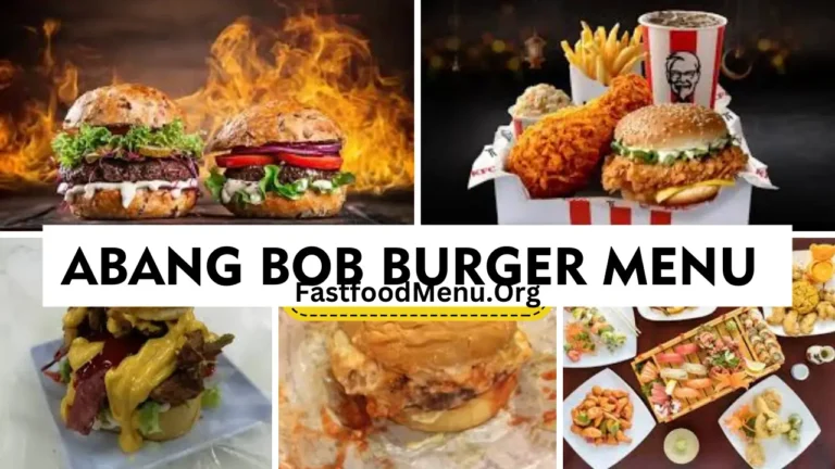 Abang Bob Burger Menu Updated Prices 2024 In Malaysia