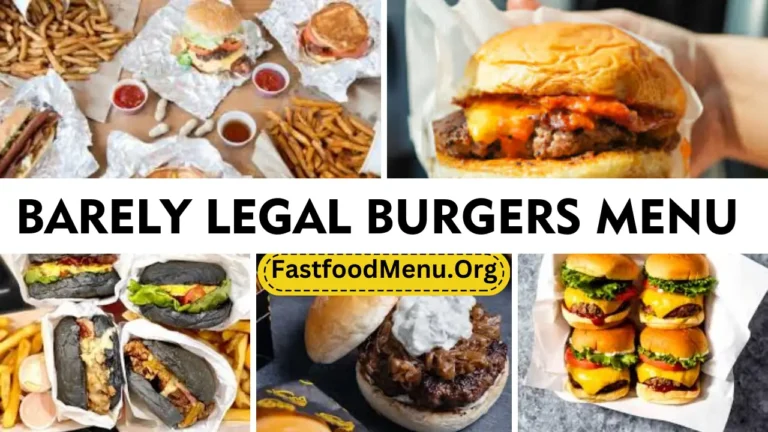 Barely Legal Burgers Menu Updated Prices 2024 In Malaysia