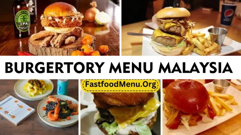 Burgertory Menu Updated Prices 2024 In Malaysia