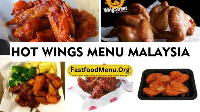 Hot Wings Menu Updated Prices 2024 In Malaysia