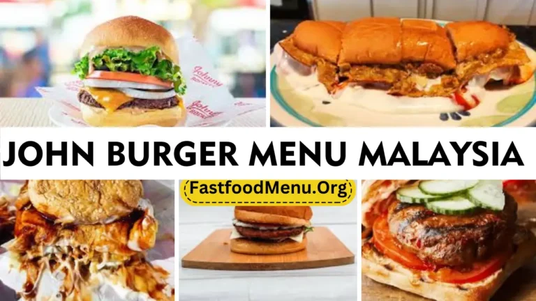 John Burger Menu Updated Prices 2024 In Malaysia