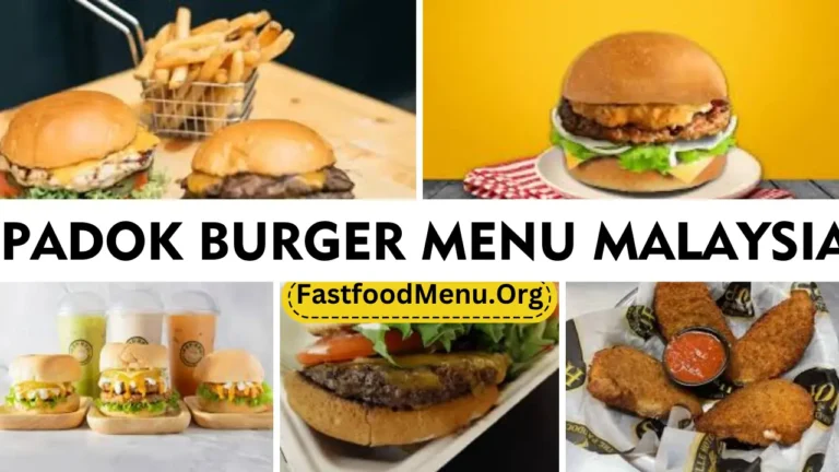 Padok Burger Menu Updated Prices 2024 In Malaysia