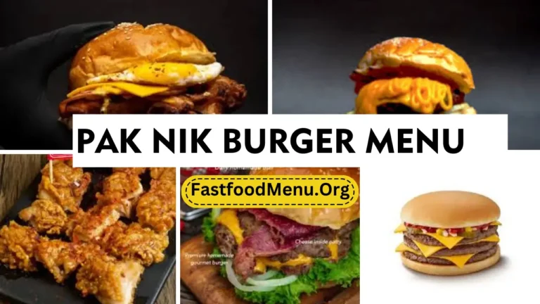 Pak Nik Burger Menu Updated Prices 2024 In Malaysia